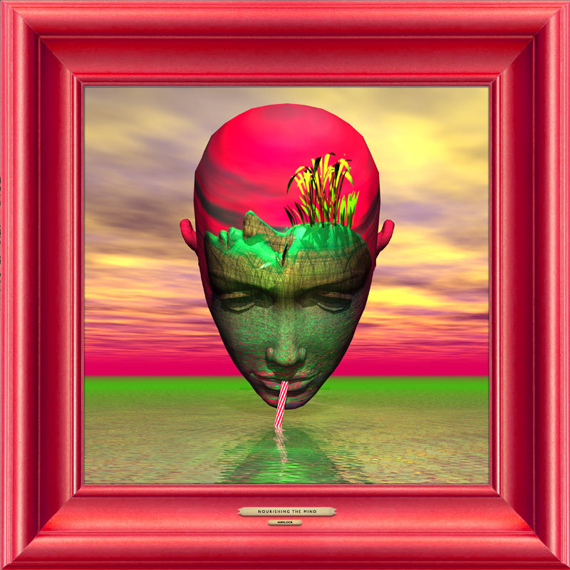 NOURISHING THE MIND - Master Minds - Metal Print, Limited Edition 12" x 12" - HAVLOCK