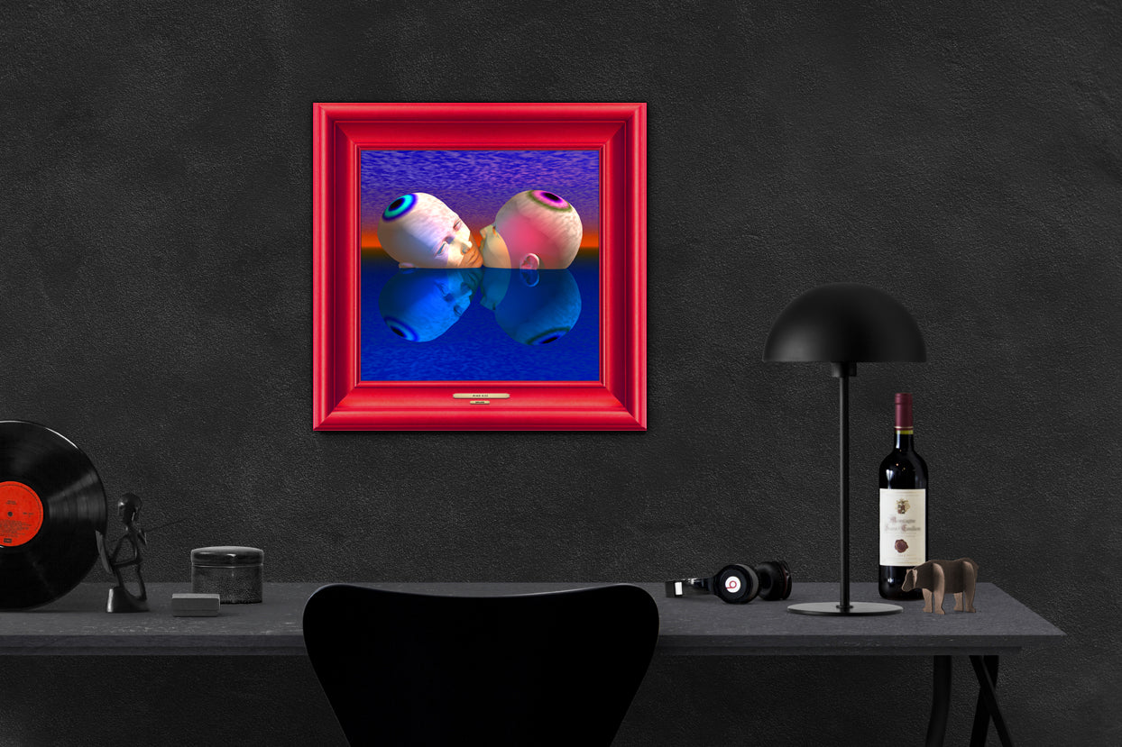 MIND KISS - Master Minds - Metal Print, Limited Edition 12" x 12" - HAVLOCK