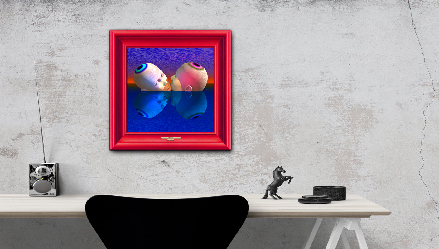 MIND KISS - Master Minds - Metal Print, Limited Edition 12" x 12" - HAVLOCK