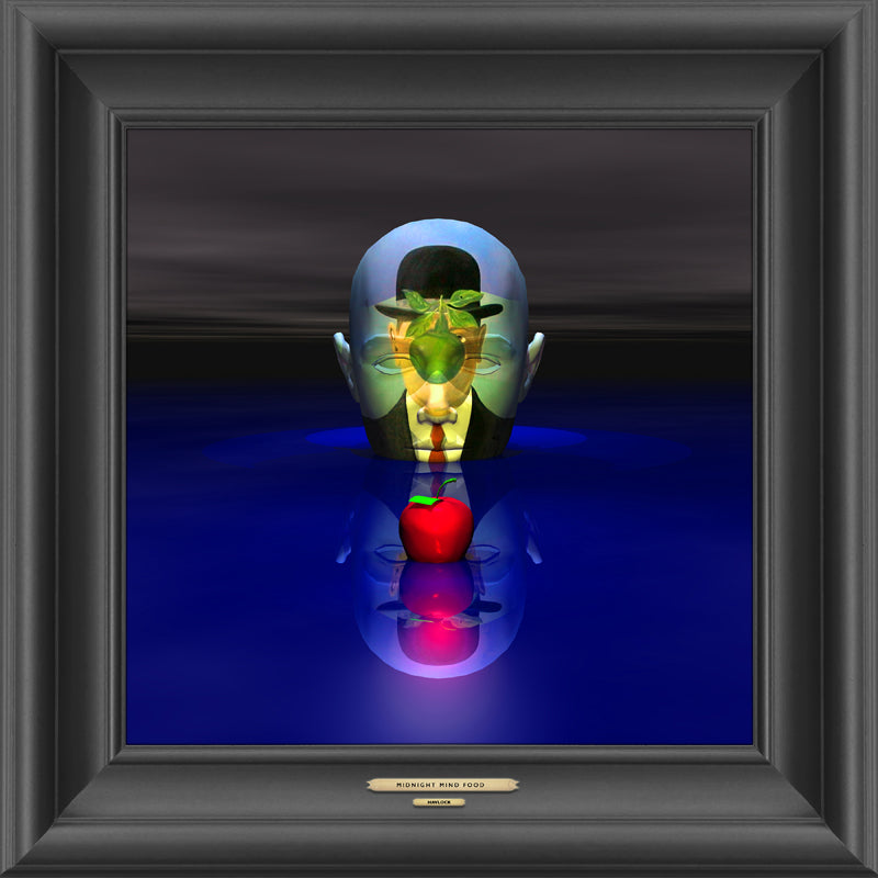 MIDNIGHT MIND FOOD - Master Minds - Metal Print, Limited Edition 12" x 12" - HAVLOCK