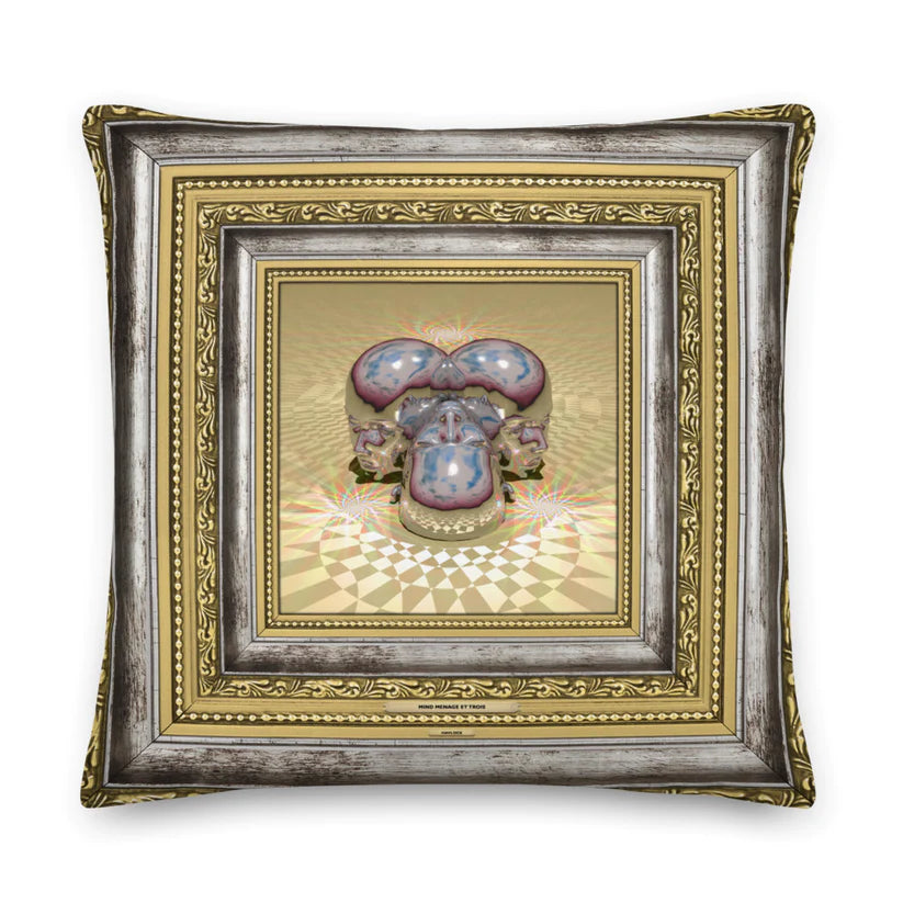 Mind Menage et Trois - Premium 22" Throw Pillow - Master Minds Series