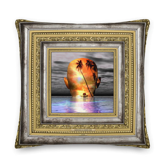 Somewhere In A Faraway Mind - Premium 22" Throw Pillow - Master Minds Series