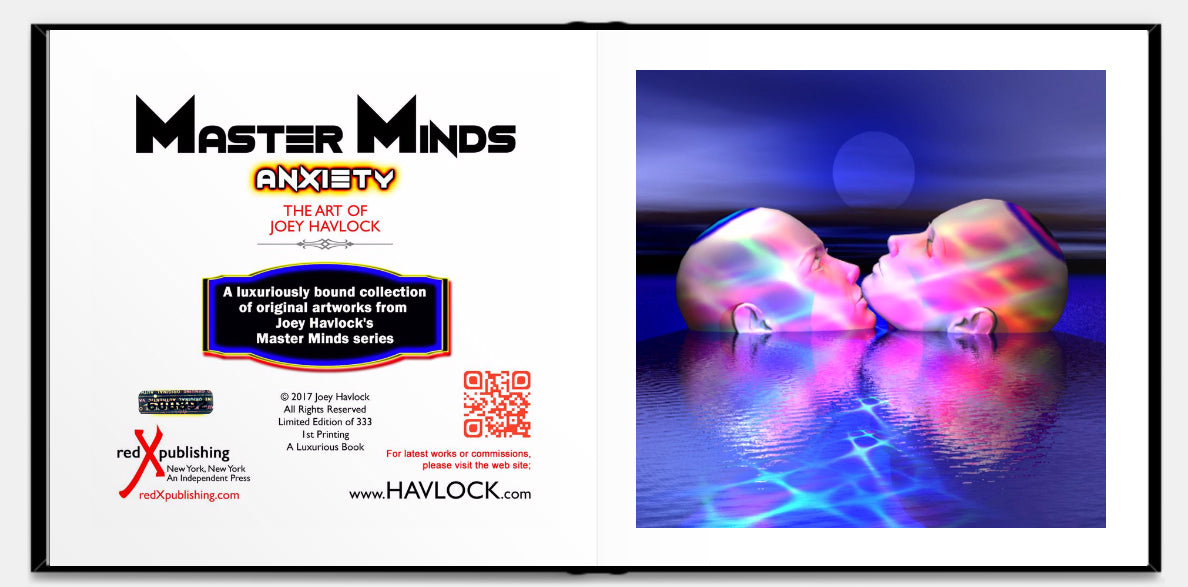 Master Minds - ANXIETY - Hardcover Book - Limited Edition /333