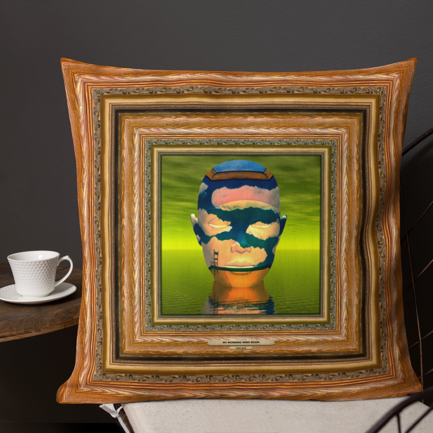 My Morning Mind Room - Premium 22" Throw Pillow - Master Minds Series