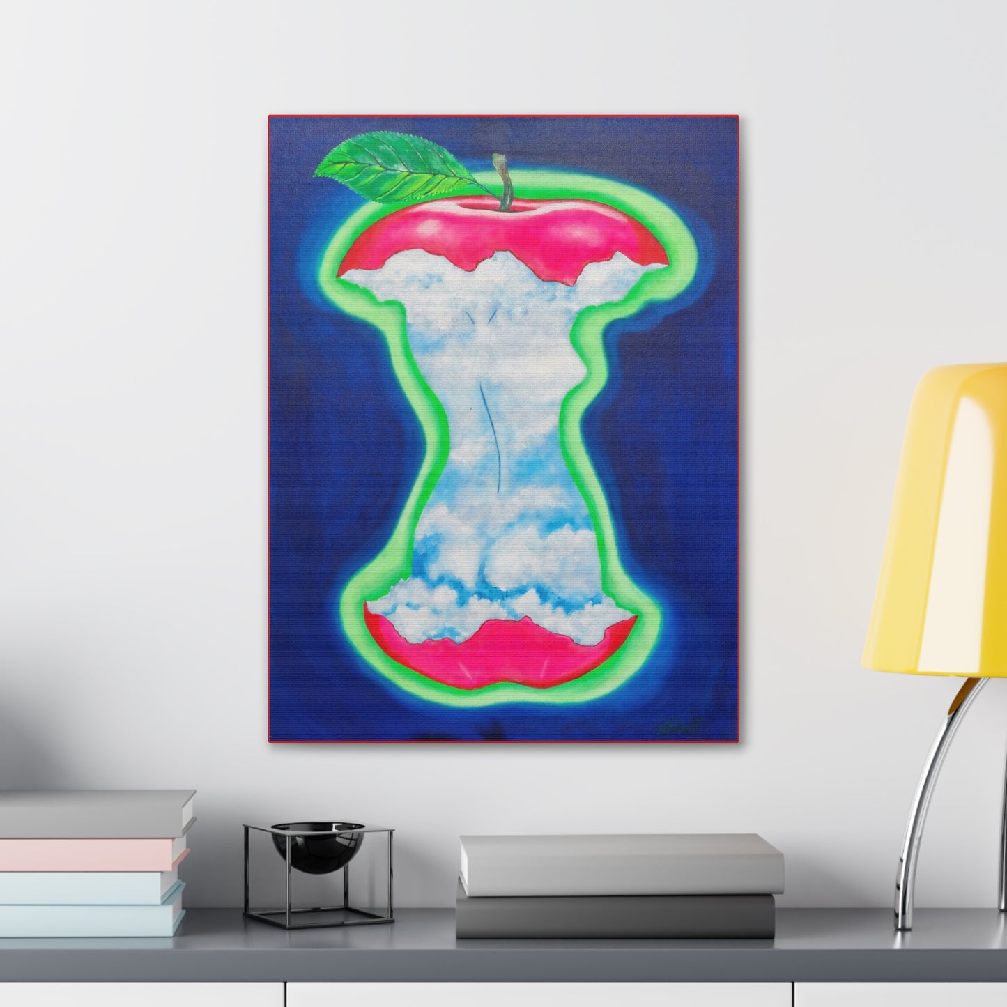 ODESSA (Adam's Apple) - Canvas, Gallery Wrapped - 18" x 24" x 1.25" - Alchemic Anatomy Series - Ready to Hang!