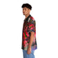 Flaming Liquid Friction Factor - Men's Hawaiian Shirt - Liquid Geometry