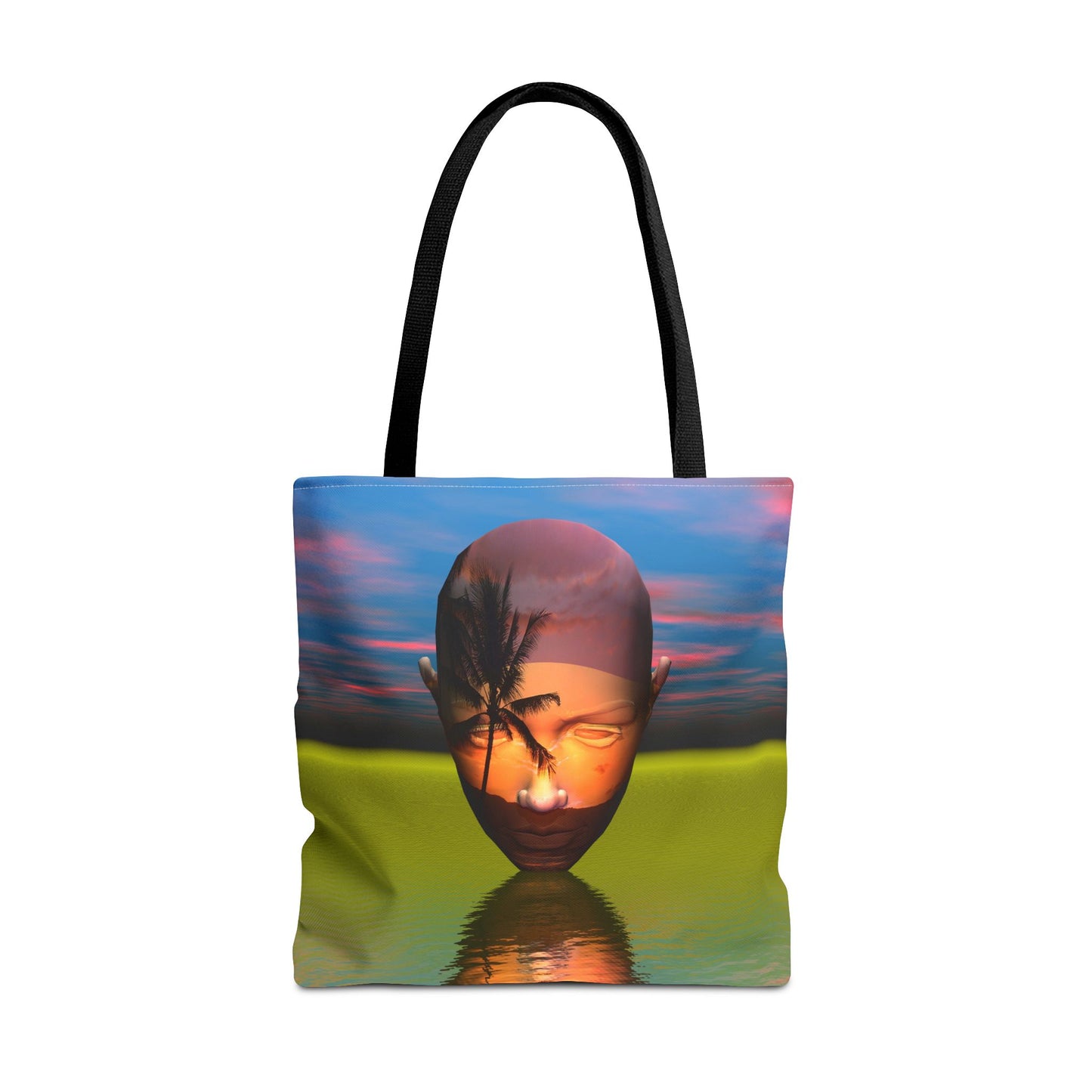 Mind Island Sunrise - Large 18" Tote Bag