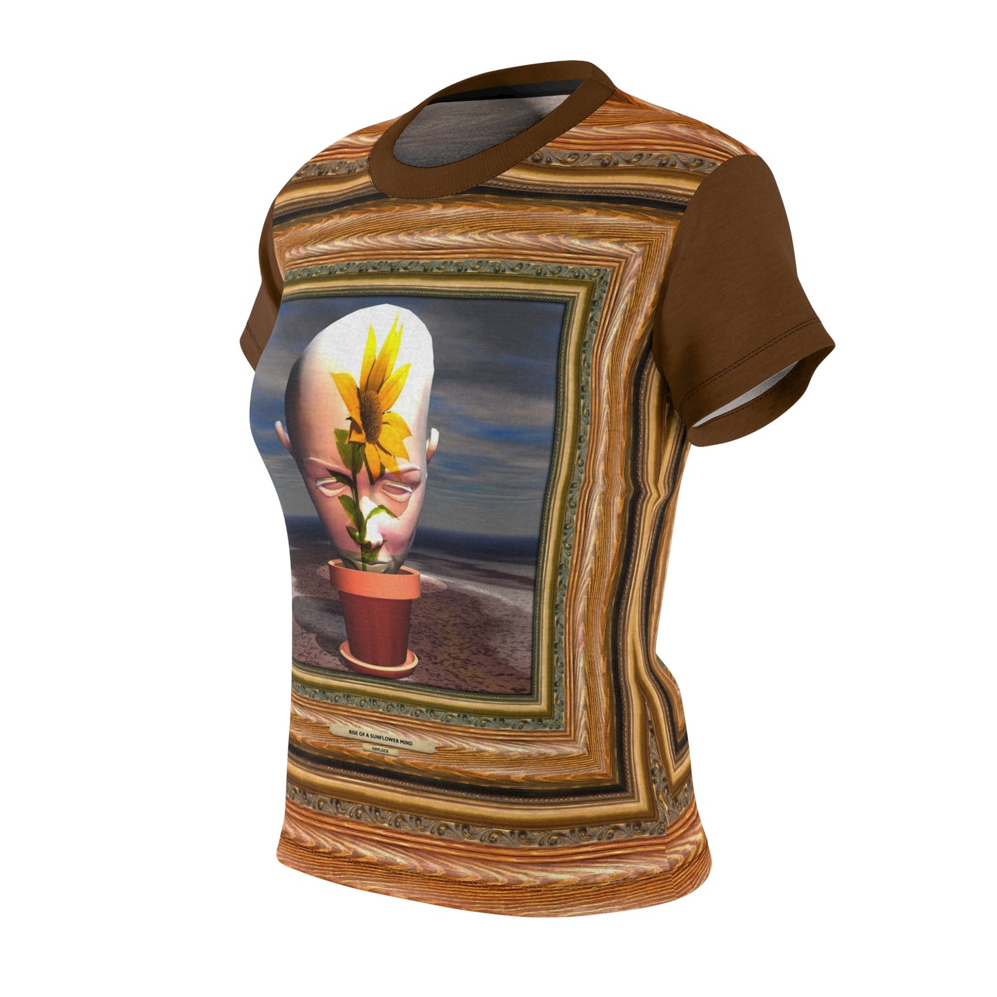 HAVLOCK Mind of a Sunflower Rising Framed series - Comfortable Women's Crew Neck Shirt