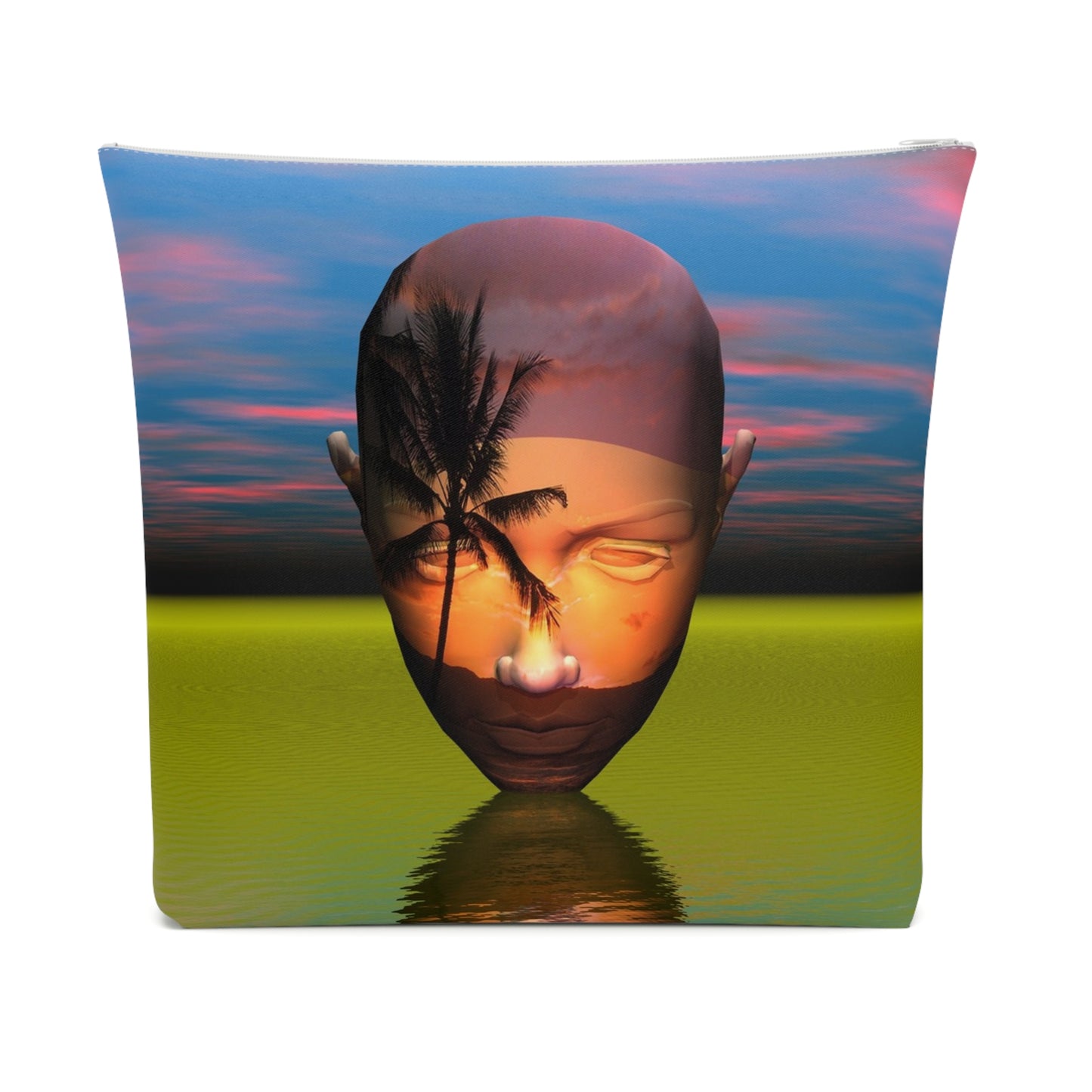 Mind Island Sunrise - Canvas Cosmetic Bag