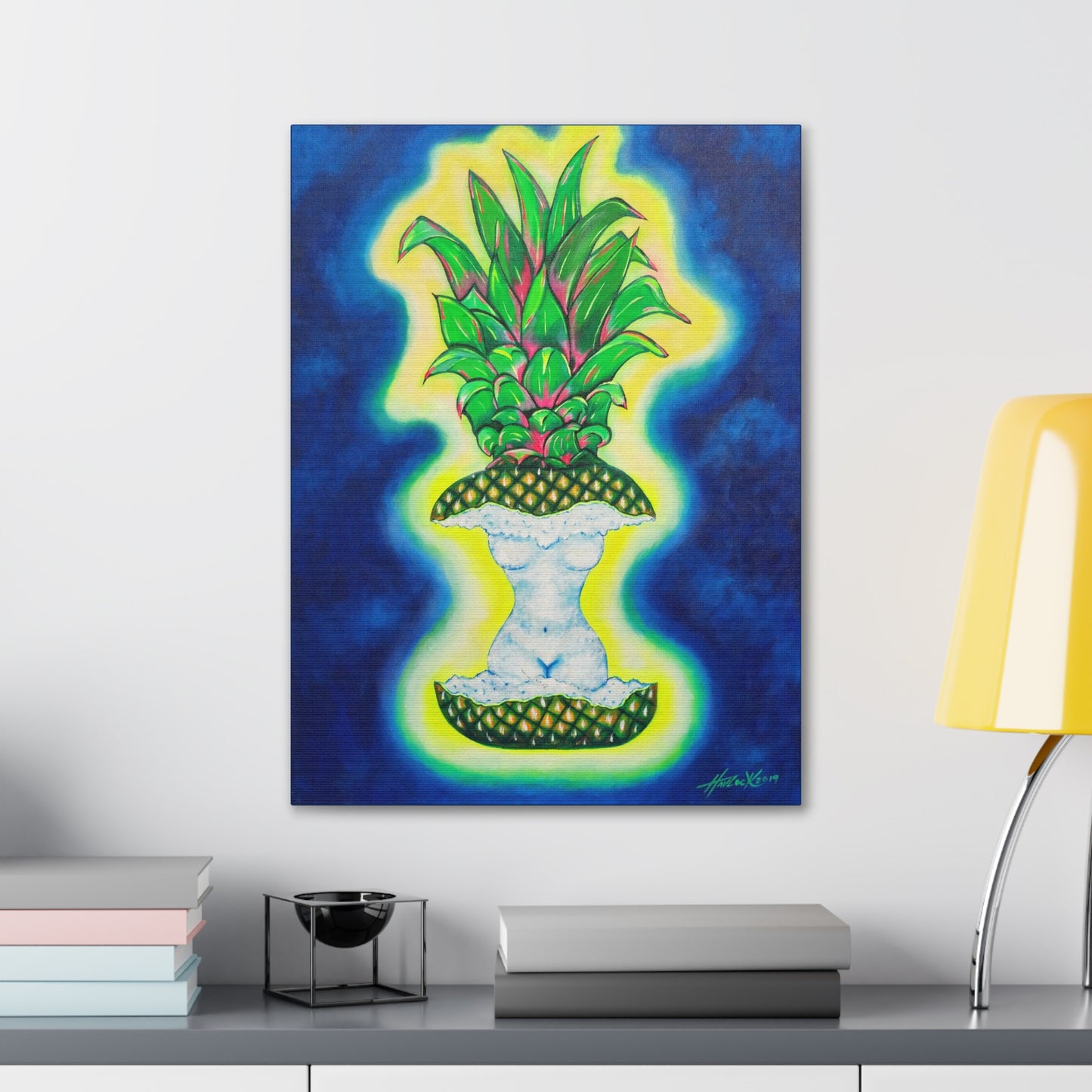 PINA (Garden of Eve) - Canvas, Gallery Wrapped - 18" x 24" x 1.25" - Alchemic Anatomy Series - Ready to Hang!