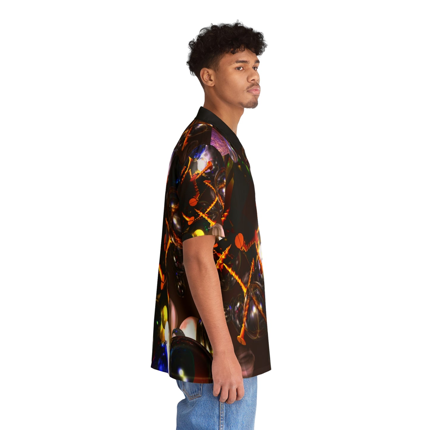 Pandora's Box - Men's Hawaiian Shirt - Liquid Geometry