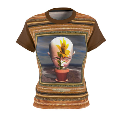 HAVLOCK Mind of a Sunflower Rising Framed series - Comfortable Women's Crew Neck Shirt