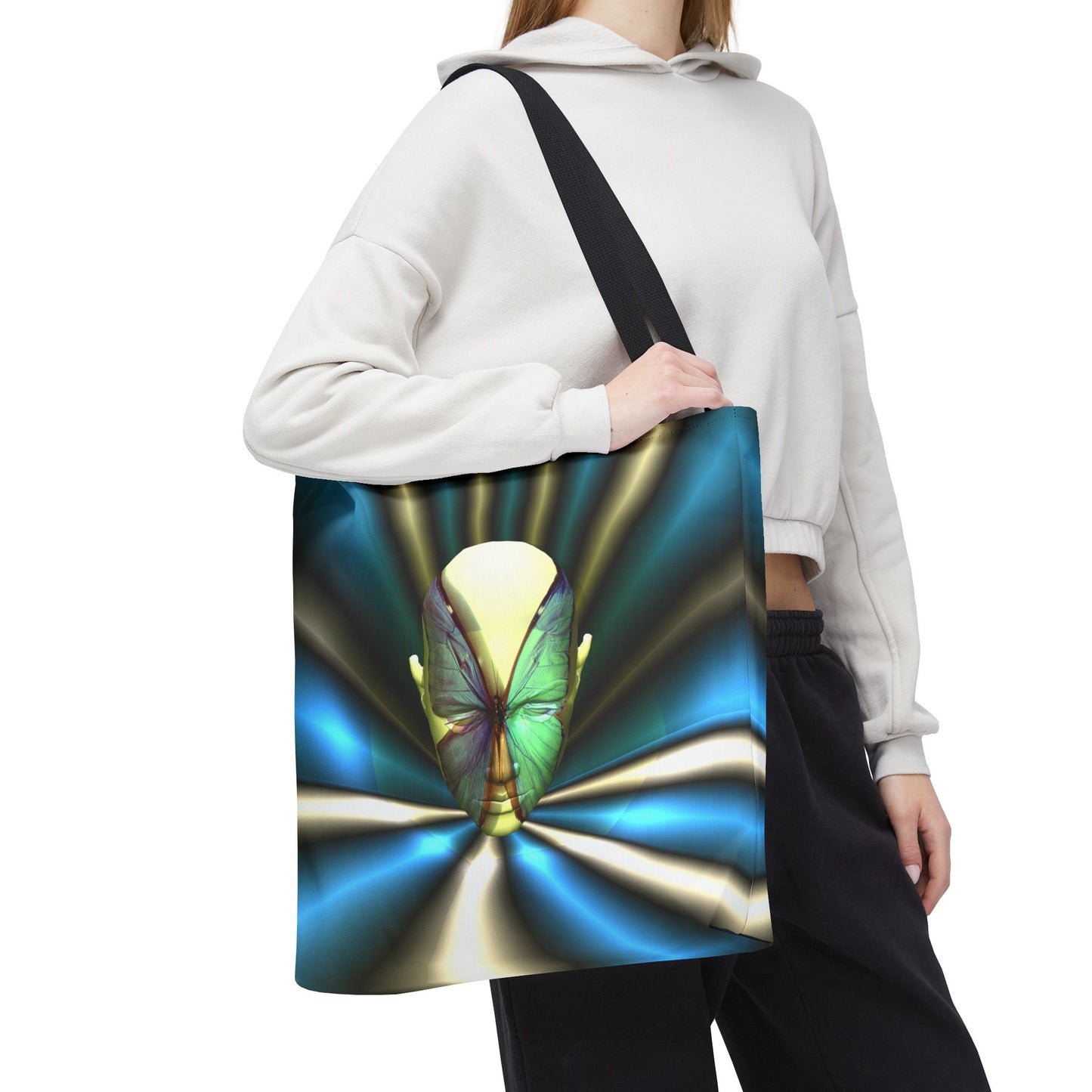 Magic of the Mind Monarch - Large 18" Tote Bag