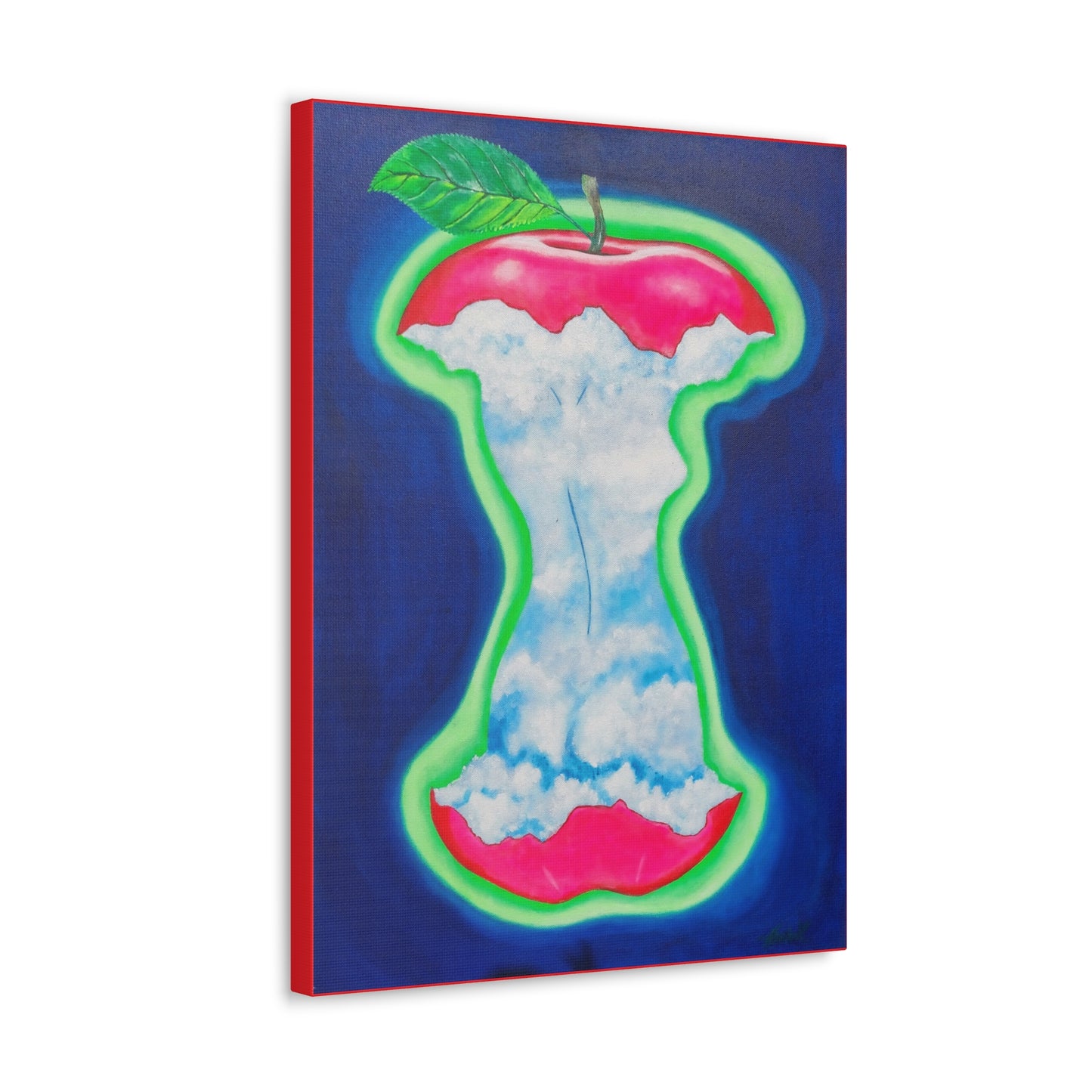 ODESSA (Adam's Apple) - Canvas, Gallery Wrapped - 18" x 24" x 1.25" - Alchemic Anatomy Series - Ready to Hang!