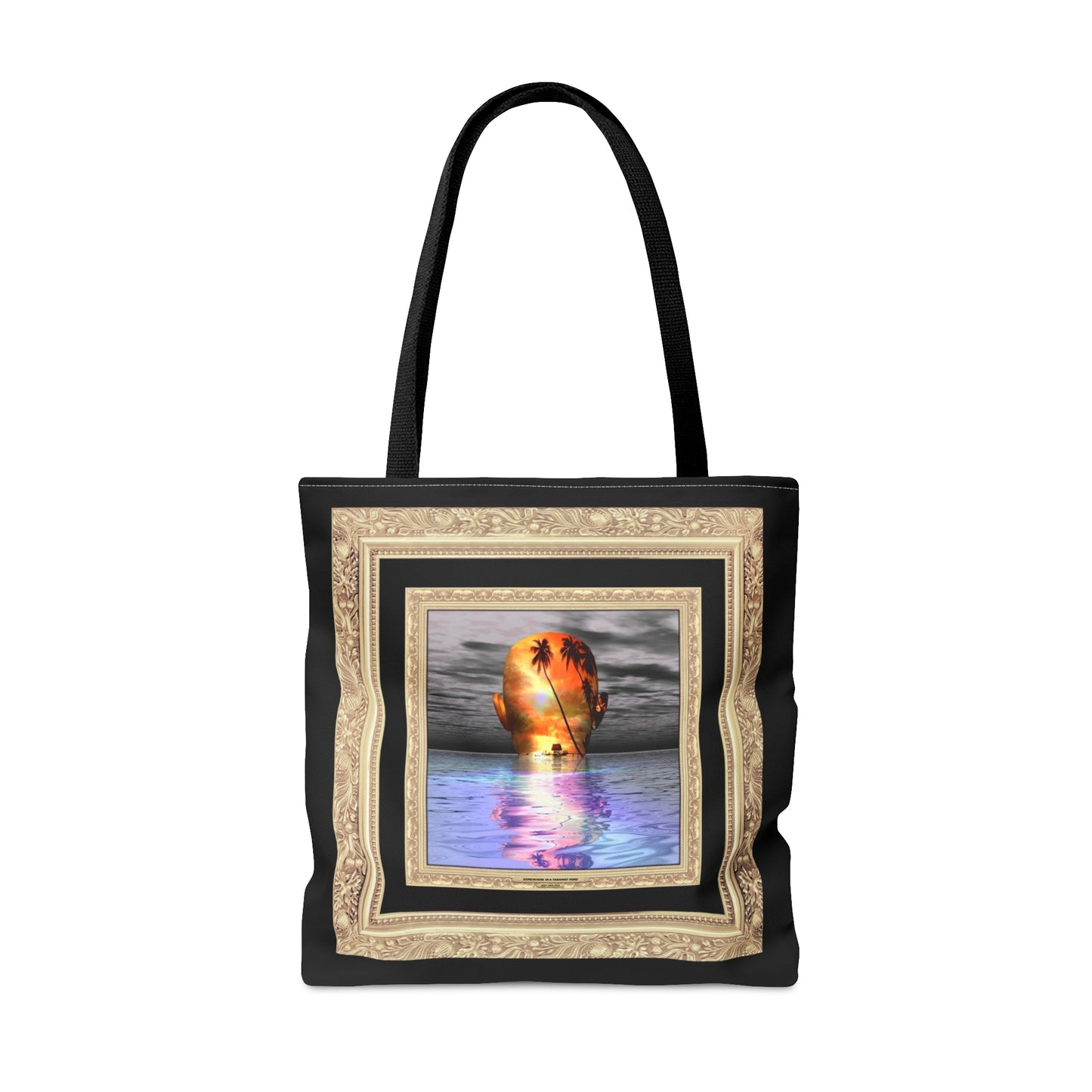 Somewhere in a Faraway Mind - Large 18" Tote Bag