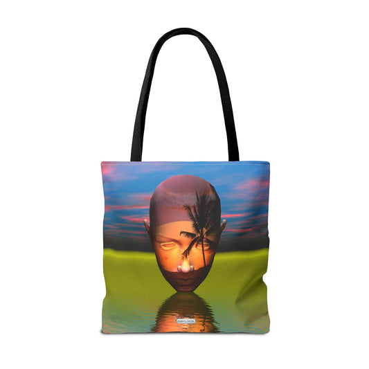 Mind Island Sunrise - Large 18" Tote Bag