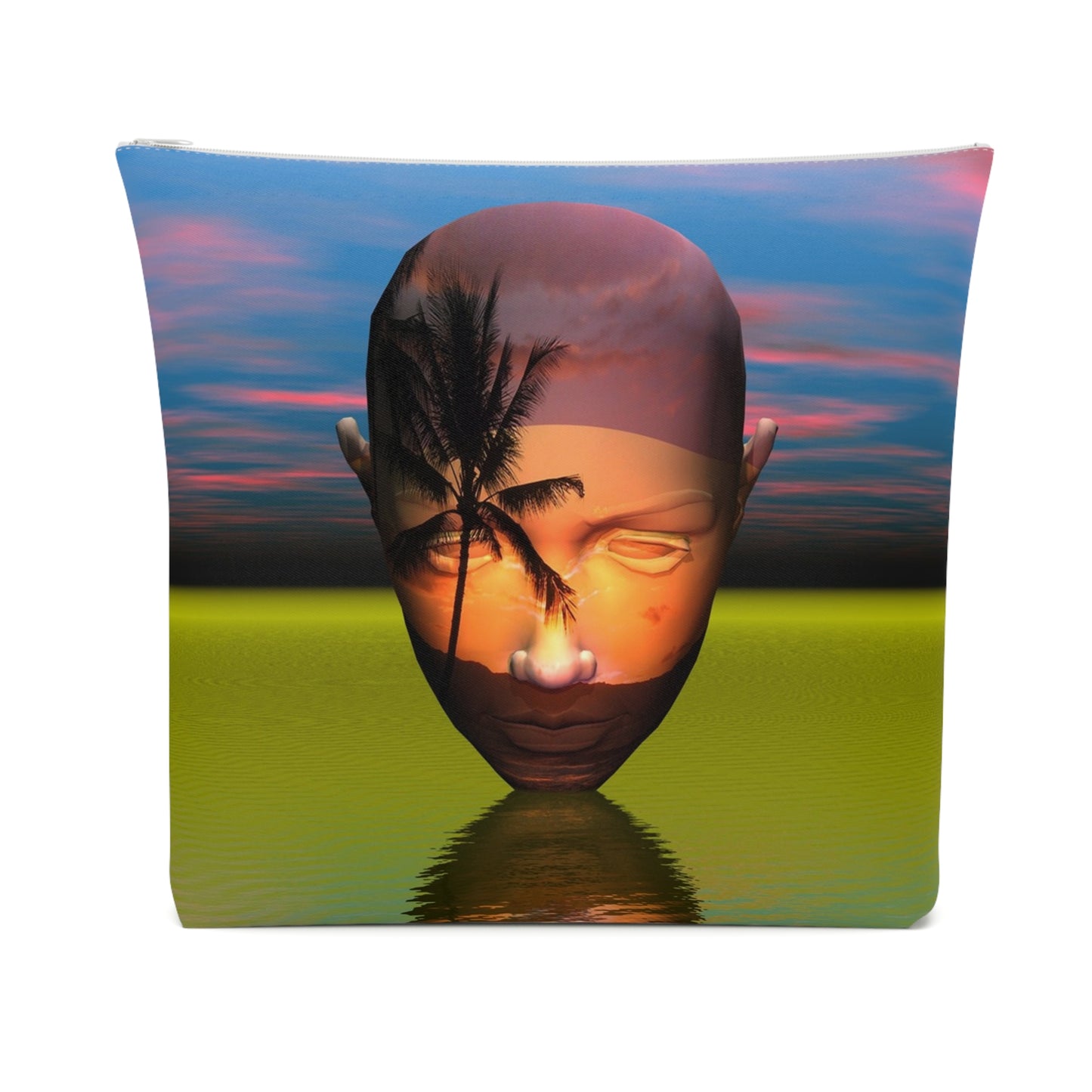 Mind Island Sunrise - Canvas Cosmetic Bag