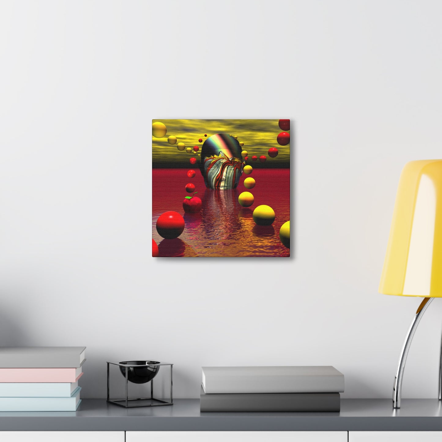 Spherical Mind Journey - Canvas, Gallery Wrapped -  12" x 12" x 1.25" - Master Minds Series - Ready to Hang!