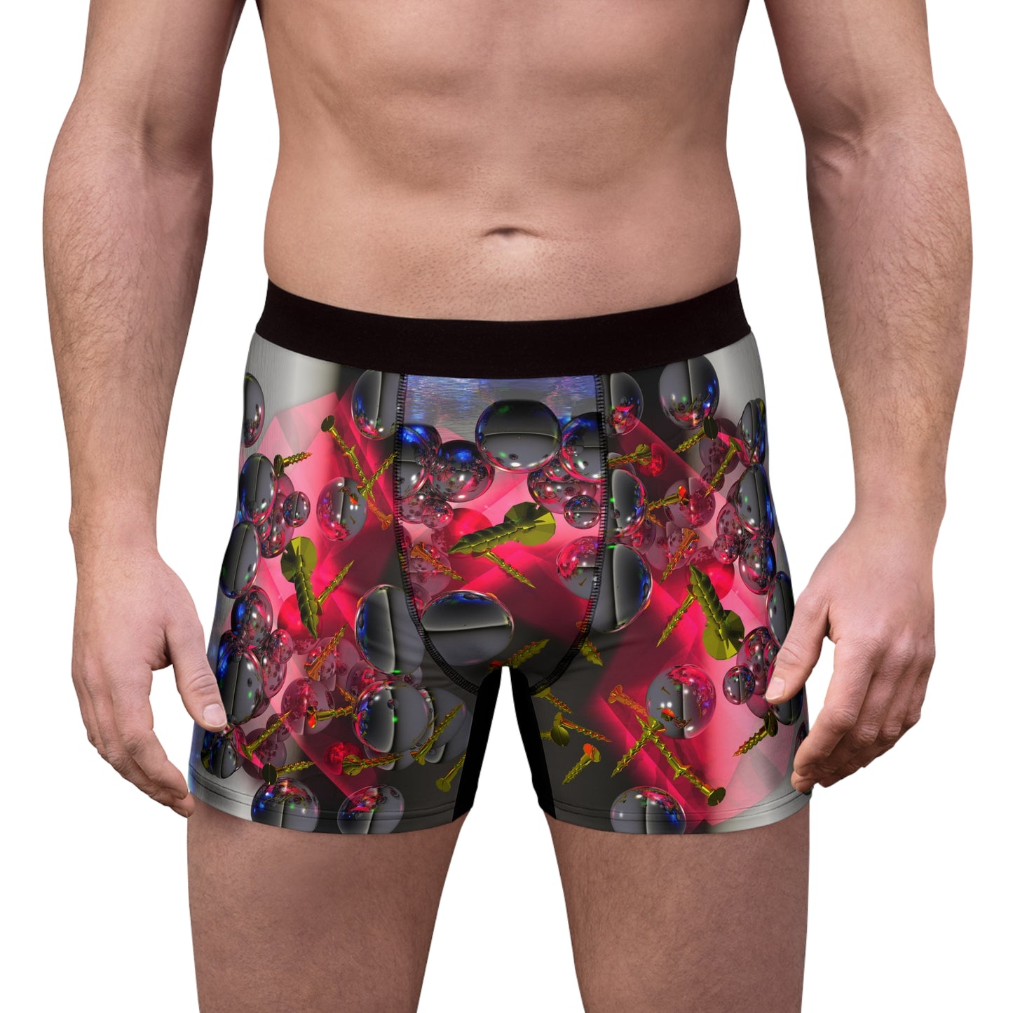 Flaming Liquid Friction Factor - Liquid Geometry ~ Men's Boxer Briefs