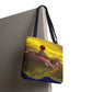 A Quiet Mind Imagining Time - Large 18" Tote Bag