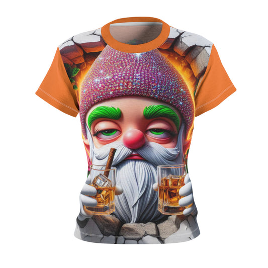 Coctails with Tomantha Samantha ~ Gnome - Comfortable Women's Crew Neck Shirt ~ GnomePOP