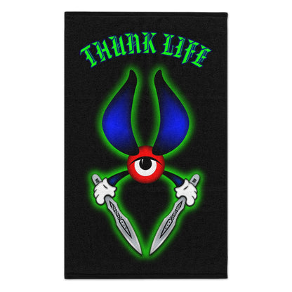 THUNK LIFE Bullseye Achilles Range Towel with Clip