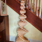 Ivory Oak - Solid Oak Spiral Tree Sculpture