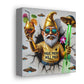 Gliblox, the Existential Prober - GnomePOP Gnome - 6x6 Canvas Gallery Wrap POP - Thick & Ready to Hang!