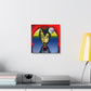 Menage et Trois Mind POP - Canvas, Gallery Wrapped -  12" x 12" x 1.25" - Master Minds Series - Ready to Hang!