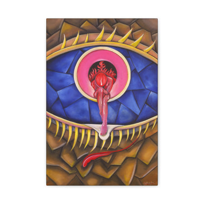 Blood, Sweat & Tears - Canvas, Gallery Wrapped -  8" x 10" x 1.25" - Surrealism Series - Ready to Hang!