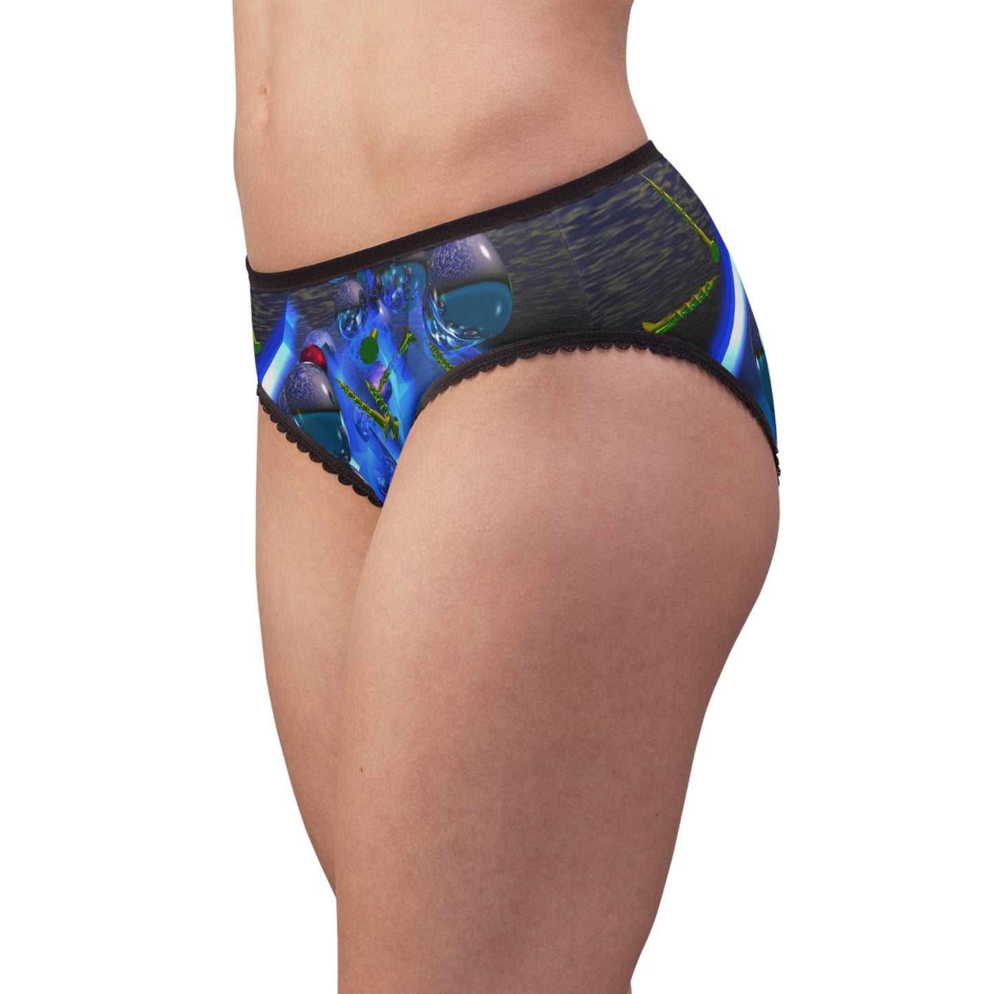 Silicon Screws Blazing Blue ~ Women's Briefs