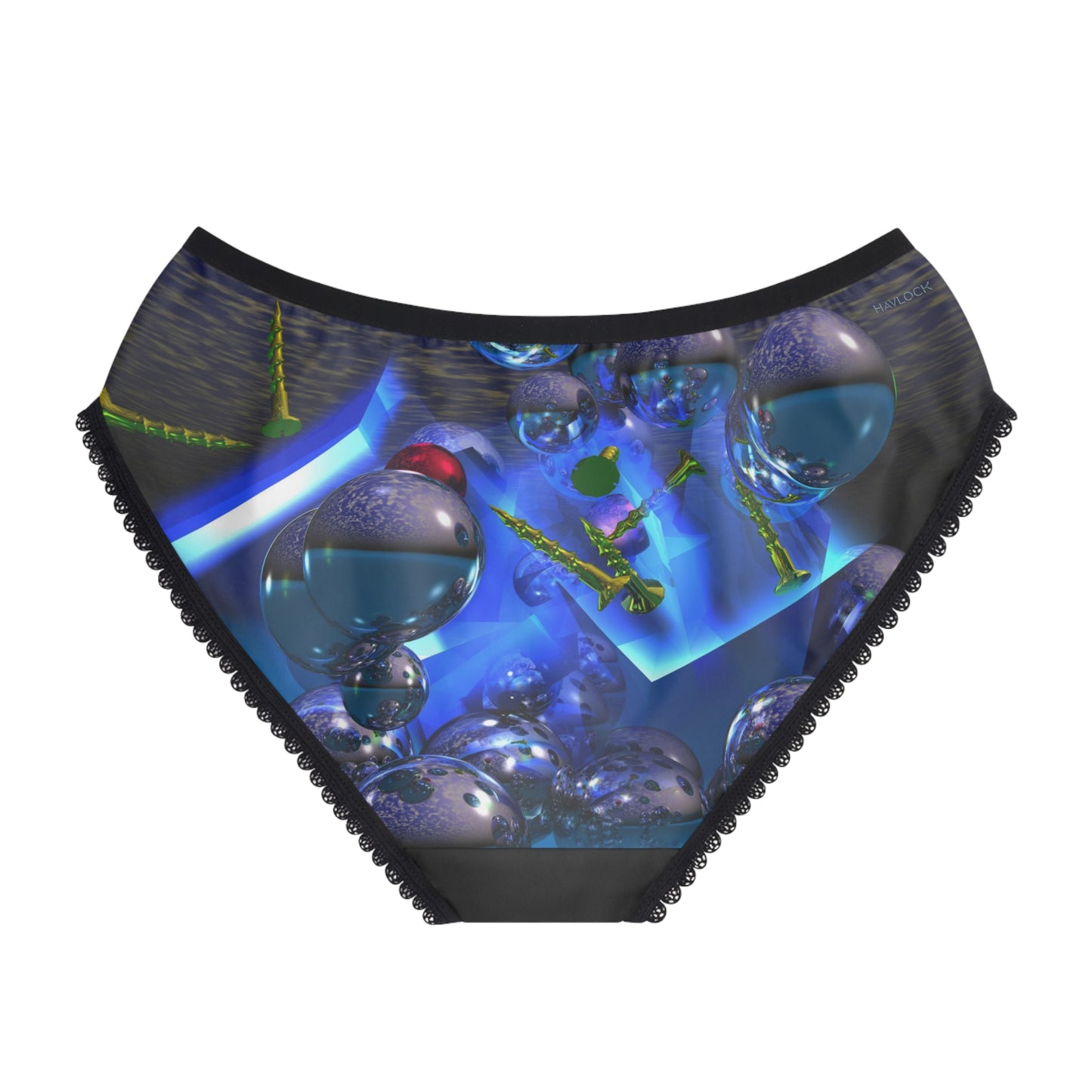 Silicon Screws Blazing Blue ~ Women's Briefs