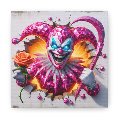 Luminaracraze Rendevous - GnomePOP Jester - 6x6 Canvas Gallery Wrap POP - Thick & Ready to Hang!