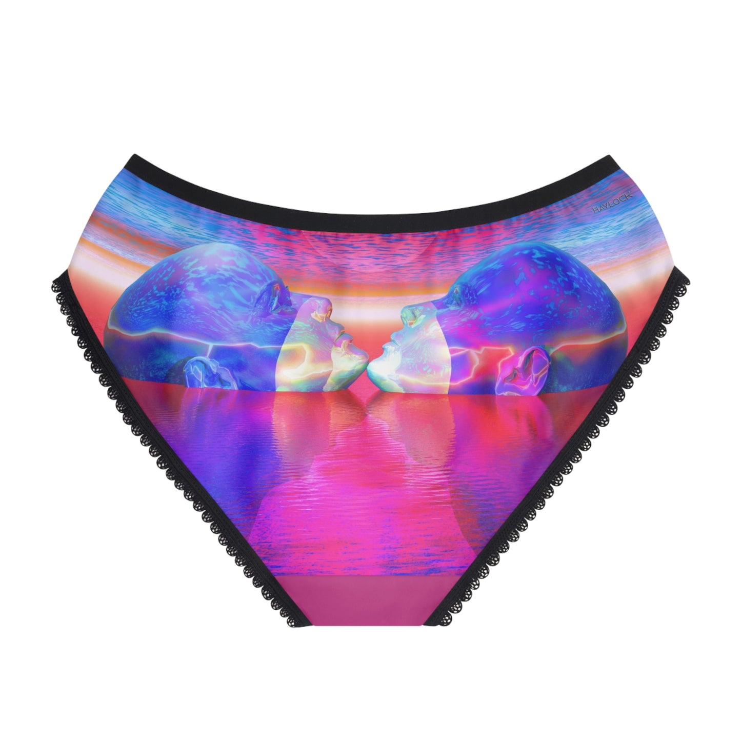 Captured Calm Mind Kiss ~ Women's Briefs