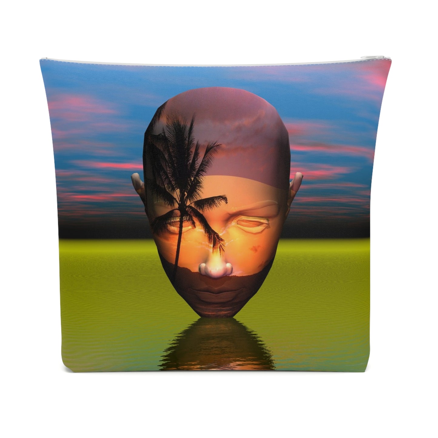Mind Island Sunrise - Canvas Cosmetic Bag
