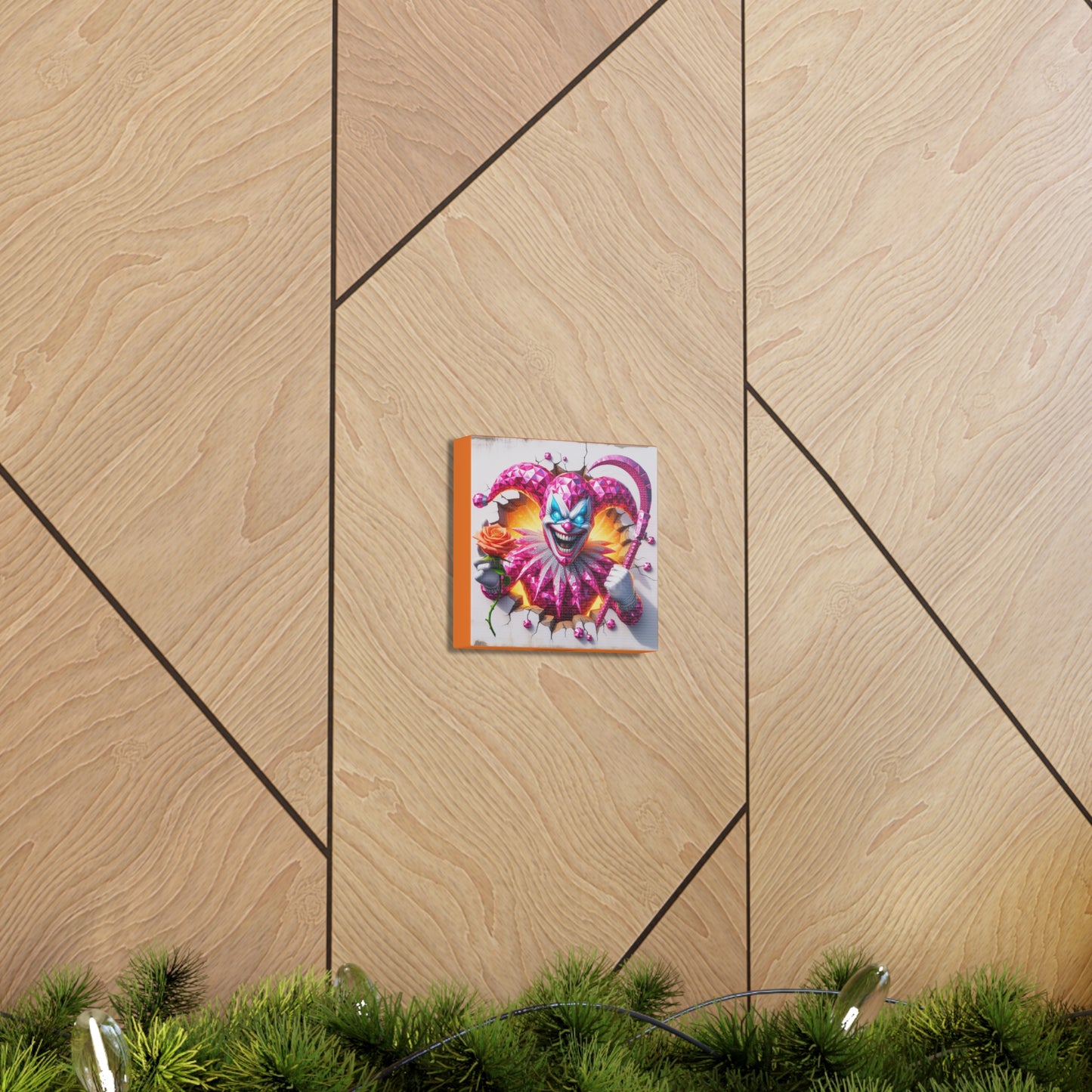 Luminaracraze Rendevous - GnomePOP Jester - 6x6 Canvas Gallery Wrap POP - Thick & Ready to Hang!