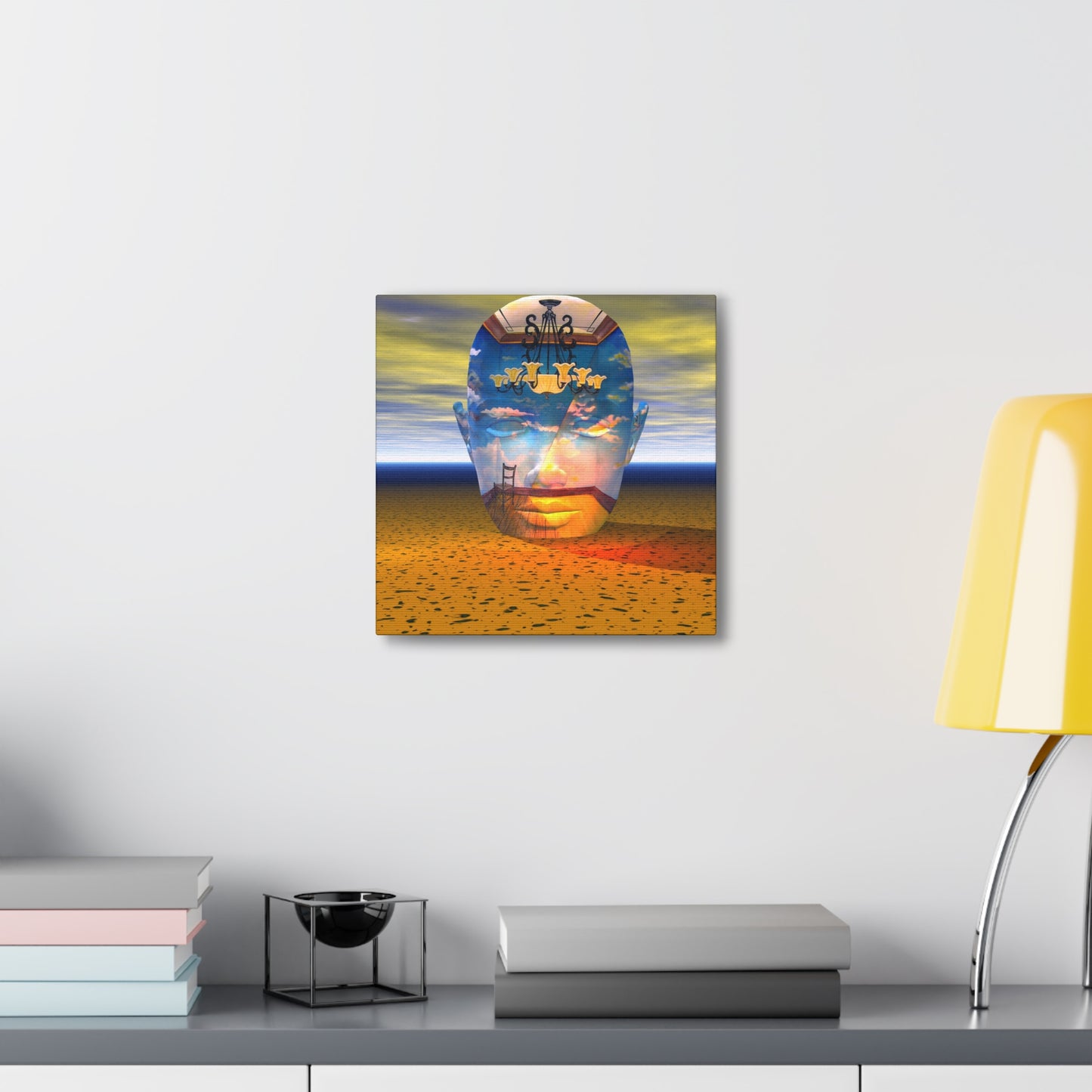 My Murano Mind Room - Canvas, Gallery Wrapped -  12" x 12" x 1.25" - Master Minds Series - Ready to Hang!