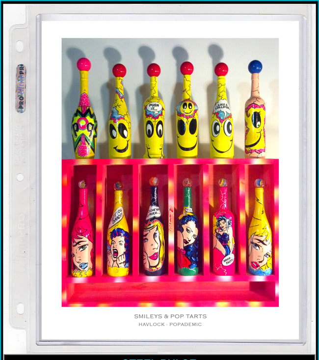 Smileys & POP Tarts ~ POPADEMIC - 8x10 Print in Collector's Sleeve