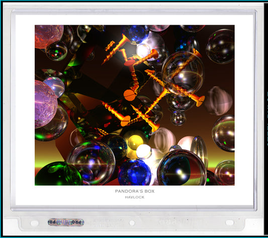 Pandora's Box ~ Liquid Geometry - 8x10 Print in Collector's Sleeve