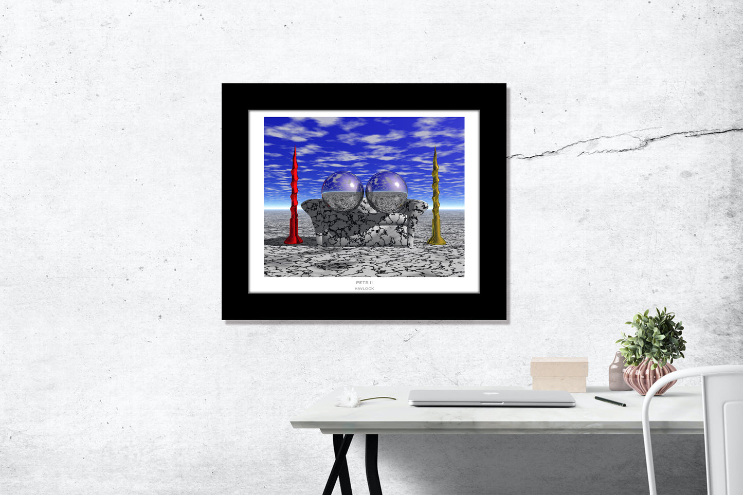 Pets II ~ Liquid Geometry - 8x10 Print in Collector's Sleeve