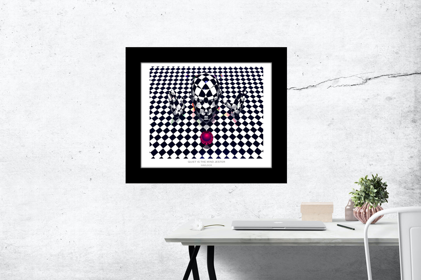 Quiet Is The Mind Jester ~ Master Minds - 8x10 Print in Collector's Sleeve