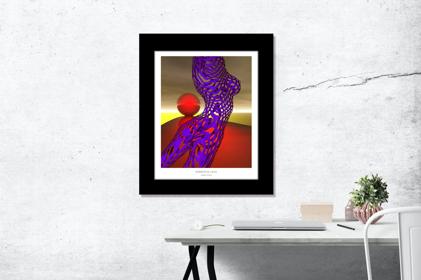 Ribbon & Lace ~ Alchemic Anatomy - 8x10 Print in Collector's Sleeve