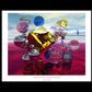 Solid Sonic Bubble Boom ~ Liquid Geometry - 8x10 Print in Collector's Sleeve