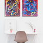 Last Two To Give - Oil on Board Paintings Diptych Set - Simply Profane, Havlock Collaboration