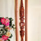 CEDAR FUSION ~ 34" Grande Chocolate & Vanilla Cedar Lathe Turned Ornament