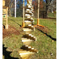 The Golden Oak - Solid Oak Spiral Tree Sculpture