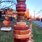 Timber Swirl - Solid Oak Spiral Tree Sculpture