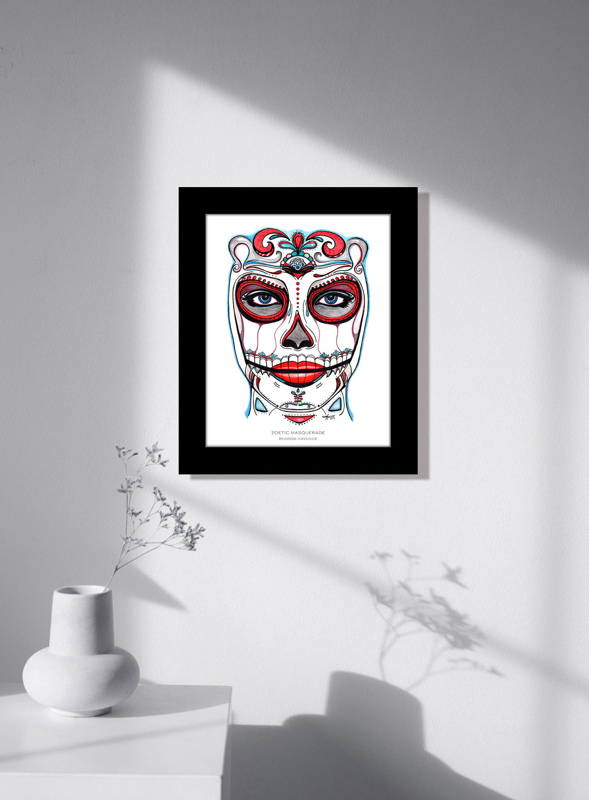 ZOETIC MASQUERADE ~ Abstract Geometry - 8x10 Print in Collector's Sleeve