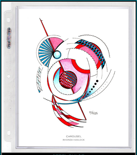 CAROUSEL ~ Abstract Geometry - 8x10 Print in Collector's Sleeve