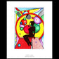 HAPPY JACK ~ Abstract Geometry, Silhouettes - 8x10 Print in Collector's Sleeve